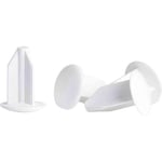 Gelia 3000502802 Täckplugg till WC-skruvhål, 4-pack