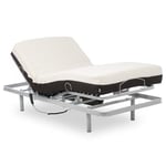 Geriafy Pack lit articulé électrique 80 x 190 cm | Matelas orthopédique viscoélastique 20 cm | Télécommande par câble