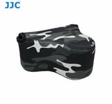 JJC OC-S2YGR Camouflage Mirrorless Camera Pouch Case Bag for Sony Canon etc.