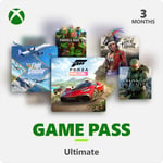 Microsoft Xbox Game Pass Ultimate - 3 Month Membership POSA Card