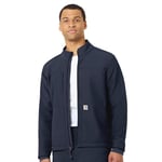 Carhartt Mens Men's Fluid Resistant Fleece Jacket, Navy, 2X