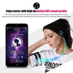 Music 5.0 Trådlöst Bluetooth Pannband Yoga Fitness Sova Hörlurar Sport Högtalare Headset Headset Musik Stickning Pannband