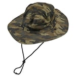 Quiksilver Men's Bushmaster Floppy Sun Beach Hat Bucket, Camo3, X-Large