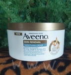 Aveeno Skin Renewal Smoothing Cream, 24-Hour Hydration for Rough, Dry Bumpy Skin