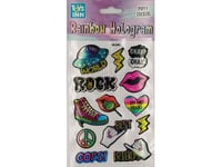 Stnux Rainbow Hologram Klistermärken - Rock 8639 Stnux P6