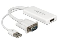 DeLOCK 62460 video cable adapter 0.25 m HDMI Type A (Standard) VGA (D-