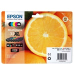 Epson Ink Cartridge Black Cyan Magenta Photo  Yellow Multipack 5-colours 33XL...