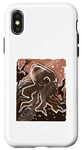iPhone X/XS Octopus Kraken Ocean Cephalopod Sea Creatures Brown Octopus Case