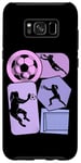 Coque pour Galaxy S8+ Gardien de but de Football Foot Fille Femme