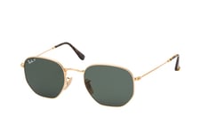 Ray-Ban Hexagonal RB 3548N 001/58, ROUND Sunglasses, UNISEX, polarised, available with prescription