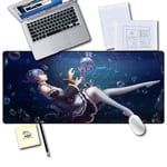 Keyboard Mouse Pad 800X300X3MM(XL) Extended Large Professional Gaming Mouse Mat,Non-slip Rubber Base,for LOL GO WOW PC Life In A Different World-2