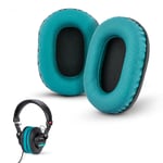 Brainwavz Replacement Earpads for Sony MDR 7506 - V6 - CD900ST with Memory Foam Ear Pad & Suitable for Other On Ear Headphones (Perforated Turquoise)