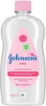 Johnson's Baby Oil, Pink, 500 Ml Lock in moisture for your baby 