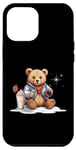 iPhone 14 Plus Cute Bear Milkshake Drink Strawberry Chocolate Cool Funny Case