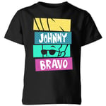 Cartoon Network Spin Off T-Shirt Enfant Johnny Bravo 90's Slices- Noir - 3-4 ans - Noir