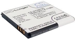 Batteri till CAB32A0000C1 för Alcatel, 3.7V, 1650 mAh