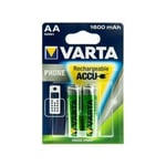VARTA AA Phone Power Accu 1600mAh, 1.2V (2 stk.)