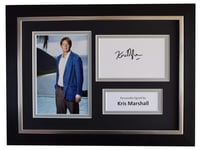 Sportagraphs LTD Kris Marshall Signed A4 Framed Autograph Photo Display Death in Paradise COA