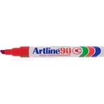 Märkpenna ARTLINE Sned 90 5.0 röd 12st