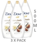 Dove Caring Bath Body Wash Purely Pampering Shea Butter with Vanilla, 3x500ml