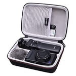 Hard Case for Sony ZV-1 / ZV-1F / ZV-1 II Digital Camera by LTGEM. Fits Vlogger Accessory Kit Tripod and Microphone - Travel Protective Carrying Storage Bag(Black+Grey)