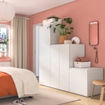 IKEA PLATSA garderob med 4 dörrar 200x57x181 cm