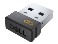 Dell Secure Link USB Receiver WR3 - Trådlös mottagare till mus/tangentbord - USB, RF 2,4 GHz - svart