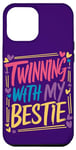 Coque pour iPhone 14 Plus Twinning Avec Ma Meilleure Amie - Twin Matching