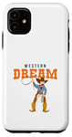 Coque pour iPhone 11 Western Dream Horseback Rider Rodéo Cowgirl Cowboy