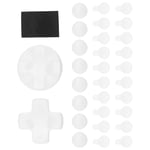 1 Set White Power Switch Button D-Pad Button Cap Fit for Nintendo Switch Joycon