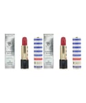 Lancome Womens L'Absolu Rouge Limited Edition Cream Lipstick 4ml - 132 Caprice x 2 - One Size