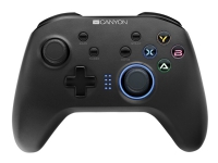 Canyon Gaming GP-W3 - Håndkonsoll - 16 knapper - trådløs - svart - for PC, Sony PlayStation 3, Nintendo Switch, Android