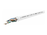 Lanview - Bulkkabel - 500 M - 6.3 Mm - F/Utp (Folieöverdraget Oskärmat Tvinnat Par) - Cat 6 - Halogenfri, Fast, Rund, 10 Gigabit Ethernet - Vit