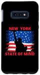 Coque pour Galaxy S10e New York State of mind New York City Drapeau américain