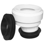 Faluplast WC-anslutning, excentrisk, 12 mm, Ø110 mm