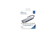 MediaRange DockingStation USB-C -&gt; HDMI,USB3.2,RJ45,PD 60W