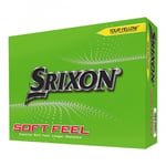 Srixon Soft Feel 2023 - Tour Yellow, 3 dussin