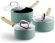 GreenPan Mayflower 3 Piece Non Stick Aluminium Pan Set