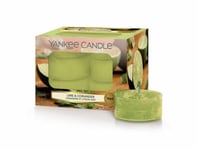Yankee Candle Lime and Coriander Tealights Tea Lights Pack of 12 Garden Hideaway