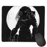 Hunter Predator Moon Scape Customized Designs Non-Slip Rubber Base Gaming Mouse Pads for Mac,22cm×18cm， Pc, Computers. Ideal for Working Or Game