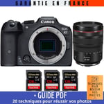 Canon EOS R7 + RF 24-105mm F4 L IS USM + 3 SanDisk 128GB Extreme PRO UHS-II SDXC 300 MB/s + Guide PDF ""20 techniques pour r?ussir vos photos