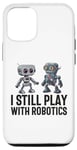 Coque pour iPhone 12/12 Pro Robot ingénieur amusant pour homme, garçon, femme, entraîneur robotique