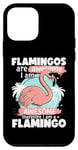 Coque pour iPhone 12 mini Flamingos are Awesome I Am Awesome Funny Pink Flamingoes