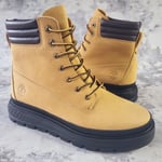 Timberland Ray City Boots Woman's Size UK 5 Weat Nubuck Medium Waterproof Yellow