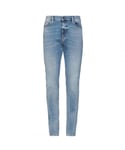 Diesel Mens D-Istort 009BG Jeans - Blue Cotton - Size 31W/32L