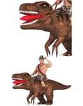 Uppblåsbar Dinosaur Piggyback unisex kostym