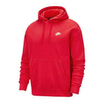 Nike M NSW Club Hoodie PO BB Sweat-Shirt Homme, University Red/University Red/White, FR : 2XL (Taille Fabricant : 2XL-T)