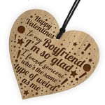 Valentines Present For Boyfriend Engraved Heart Funny Boyfriend Gift Valentines