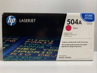 New Genuine HP LaserJet CE253A/504A Magenta Print Cartridge