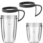 Cup Mug Jug Handle Rim for NUTRIBULLET Blender Juicer 600W 900W 500ml 700L